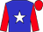 Big-blue body, white star, red arms, red cap