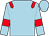 Light blue, red epaulets and armlets