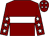 Maroon, white hoop, white stars on sleeves, maroon cap, white stars