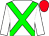 White body, green cross belts, white arms, red cap