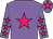 Mauve body, rose star, mauve arms, rose stars, mauve cap, rose star