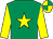 Emerald green, yellow star & sleeves, quartered cap