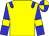 Yellow, Blue epaulettes, Blue sleeves, Yellow armlets, Quartered cap