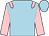 Light Blue, Pink epaulettes and sleeves, Light Blue cap