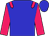 Big-blue body, rose epaulettes, rose arms, big-blue cap