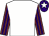 White body, garnet arms, purple striped, purple cap, white star
