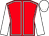Red body, white seams, white arms, white cap
