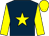 Dark blue, yellow star, sleeves and cap