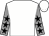 WHITE, GREY sleeves, BLACK stars