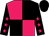 Rose body, black quartered, black arms, rose stars, black cap