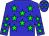 Blue, green stars