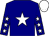 navy, white star, navy sleeves, white stars, white cap