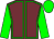Garnet body, big-green seams, big-green arms, big-green cap