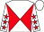White body, red diabolo, white arms, red stars, white cap