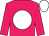Rose body, white disc, rose arms, white cap