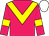 Rose body, yellow chevron, rose arms, yellow armlets, white cap