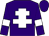 Purple, white cross of lorraine, white armlets
