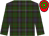 Hunting robertson tartan, red and green hooped cap