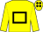 Yellow, black hollow box, black spots on cap