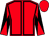 Red, black seams, diabolo on sleeves, red cap
