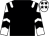 Black, white epaulets, white and black chevrons on sleeves, white cap, black stars