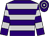 purple and silver hoops