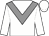 White, grey chevron