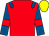 RED, ROYAL BLUE epaulets, ROYAL BLUE sleeves, RED armlets, YELLOW cap