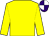 Yellow, white & purple quartered cap