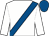 White, royal blue sash and cap