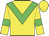 Yellow, Lime Green chevron and armlets, yellow cap