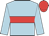 Light blue, red hoop and cap