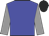 blue, grey sleeves, black cap