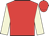 Red, beige sleeves