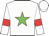 White body, green star, white arms, red armlets, white cap