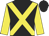 Black, Yellow cross sashes and sleeves, Black cap