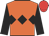 Orange body, black diamond hoop, black arms, red cap