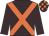 Brown, orange cross belts, check cap