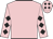 Pink, black diamonds on sleeves, black diamonds on cap