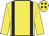 Yellow, black braces, black diamonds on cap