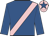 Royal blue, pink sash, pink cap, royal blue star