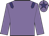 Mauve, purple epaulettes, purple star on cap