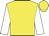 Yellow body, white arms, yellow cap