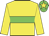 Yellow body, big-green hoop, big-green cap, yellow star