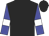 Black body, big-blue arms, white armlets, black cap