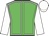 Lime green, white seams, white sleeves and cap