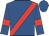 Royal Blue, red sash and armlets