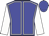 Blue, white seams and sleeves