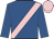 Royal blue, pink sash, pink cap