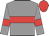 grey, red hoop and armlets, red cap